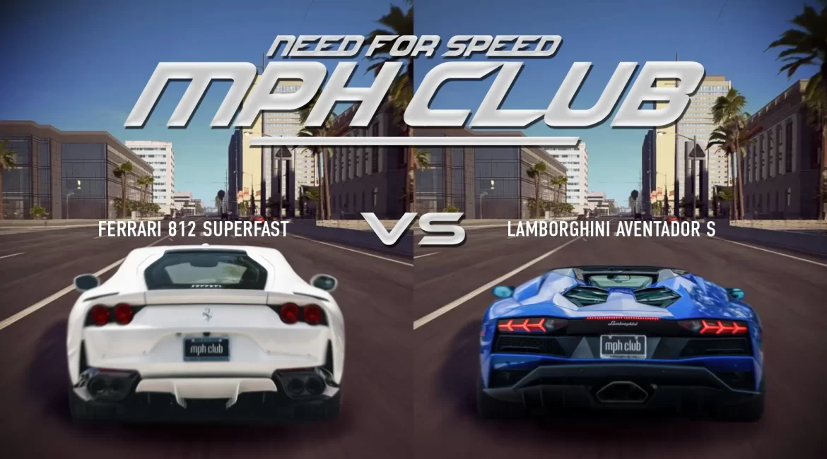 Lamborghini Aventador S rental vs Ferrari 812 Superfast rental mph club club blog post thumbnail