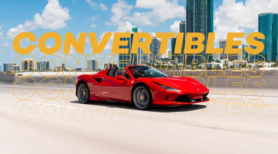The ultimate guide to rent a convertible in Miami blog post thumbnail - mph club