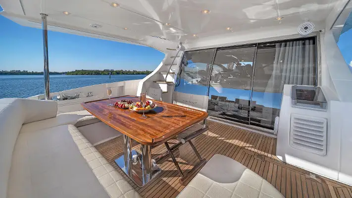 70 Azimut Lupo 1 Yacht Charter stern view - mph club