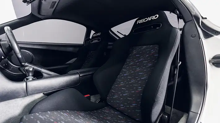 Toyota Supra rental interior view - mph club